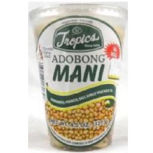 Tropics Skinless Adobong Mani - 5.5 OZ Pack, a Must - Try Filipino Snack