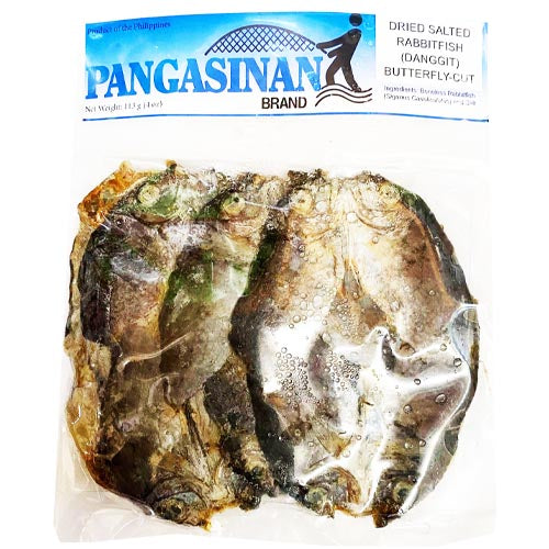 Pangasinan Brand - 4 OZ Dried Salted Butterfly - Cut Rabbitfish (Danggit) - Special Offer