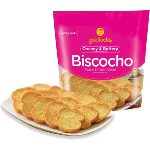 Goldilocks Creamy & Buttery 9 OZ Biscocho - Perfect Breakfast Snack