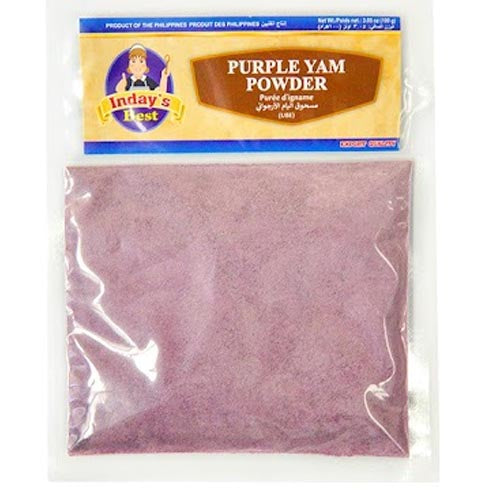 Inday's Best 100g Purple Yam (Ube) Powder - Ideal for Baked Goods & Drinks