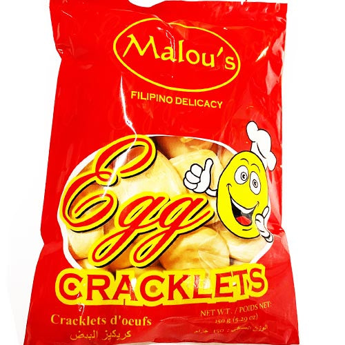Special Offer! Malou's 150 G Filipino Egg Cracklet Delicacies