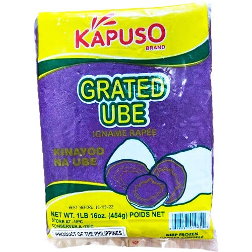 Kapuso 1-LB Bag of Grated Ube - Ideal for Delicious Ube Halaya Dessert