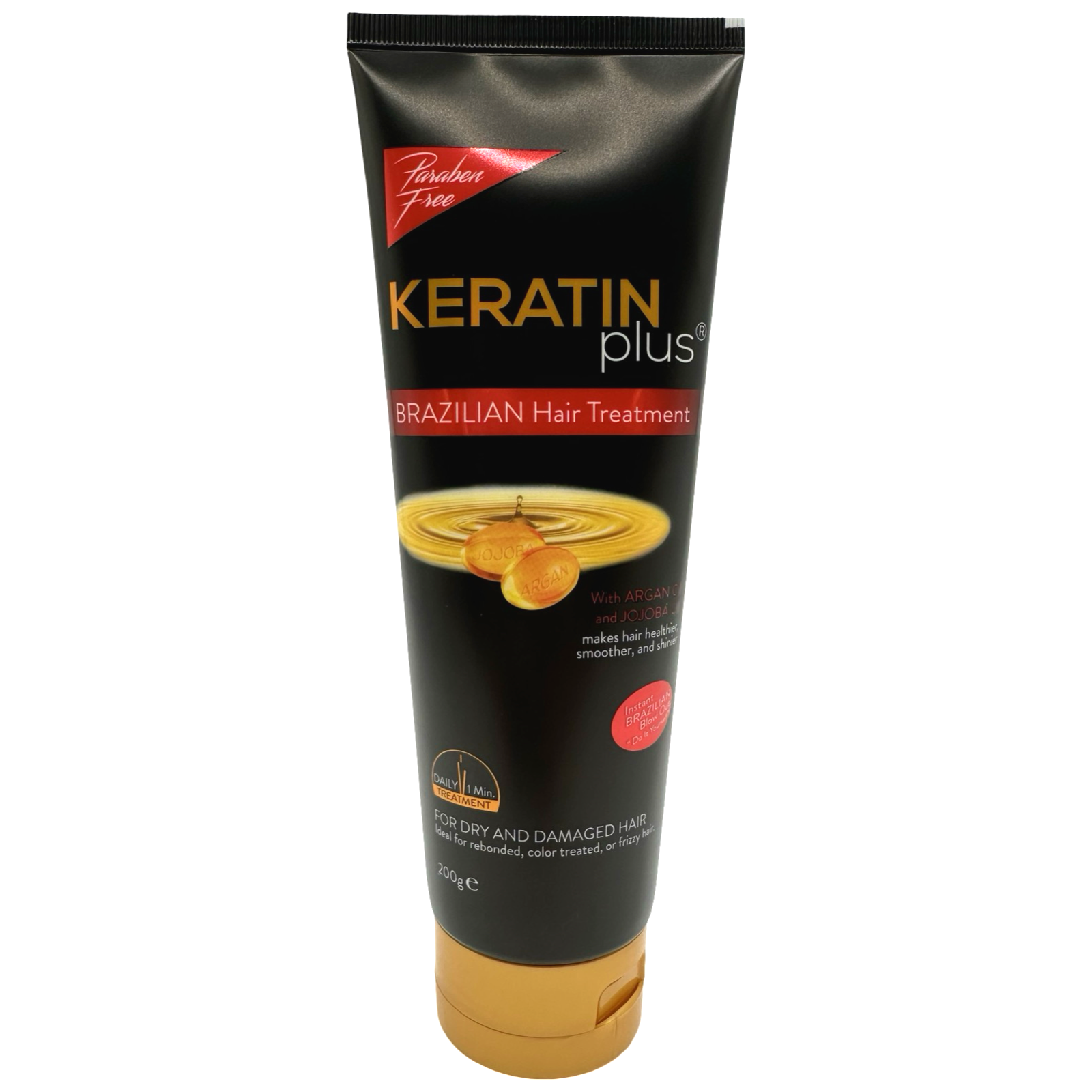 Get Dreamy Hair! Keratin Plus Brazilian Black Hair Treatment - 200G