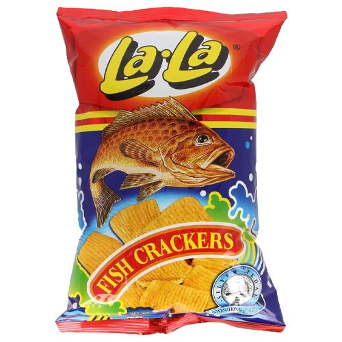 La - La Regular Fish Crackers - 100 Gram Tasty Snack