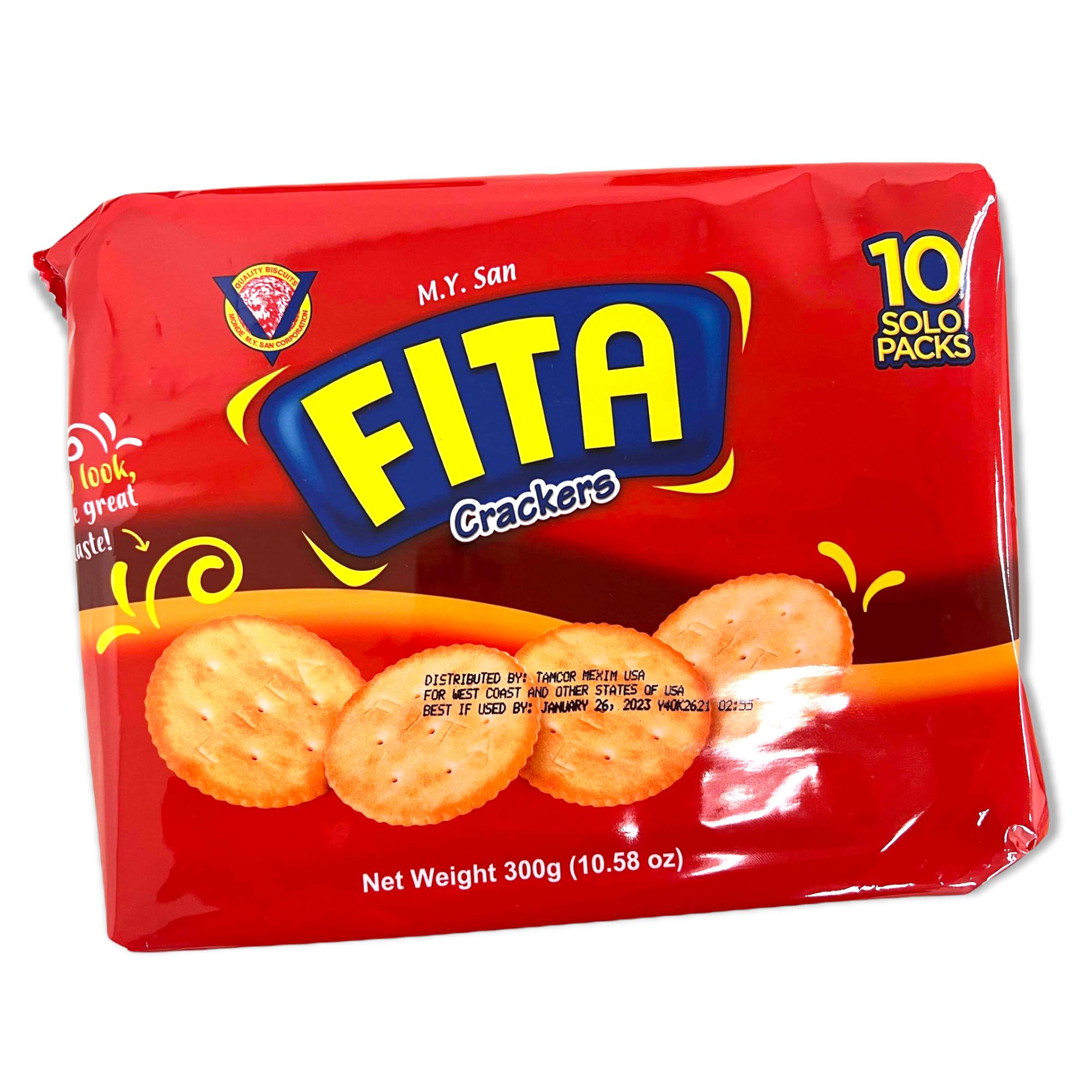 M.Y. San Fita Original Crackers - Great Deal! 10 Packs (300 G)