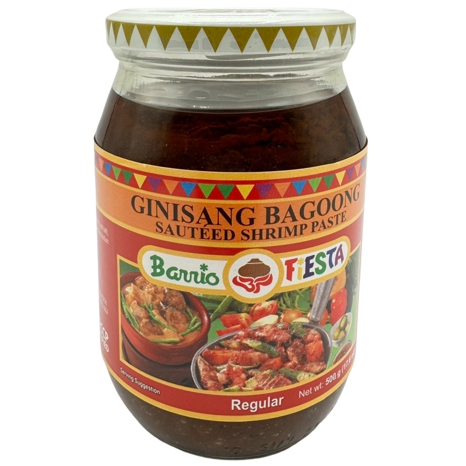 Barrio Fiesta Regular Big 500G Sauteed Shrimp Paste - Ginisang Bagoong - Perfect for Various Dishes
