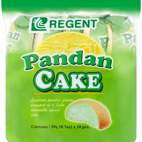 Regent Pandan Cake - 10 Pack, .7 OZ - Fresh & Tasty!