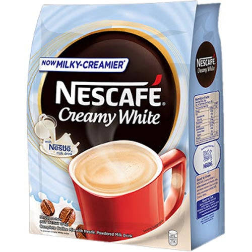 Nescafe Creamy White Instant Coffee - 30 Sachets, 870 G with Nestle Milk