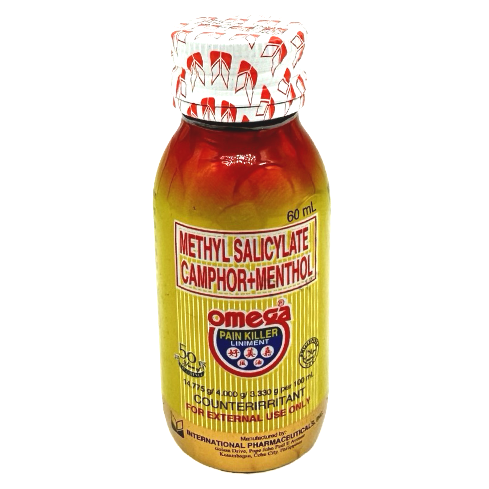 Omega Methyl Salicylate Camphor Menthol Liniment: Instant & Long - Lasting Pain Relief Solution