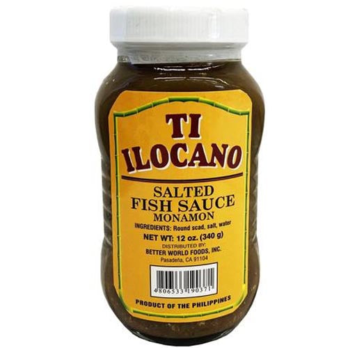 TI Ilocano Salted Fish Sauce Monamon - 12 OZ - Must - Try Filipino Delight