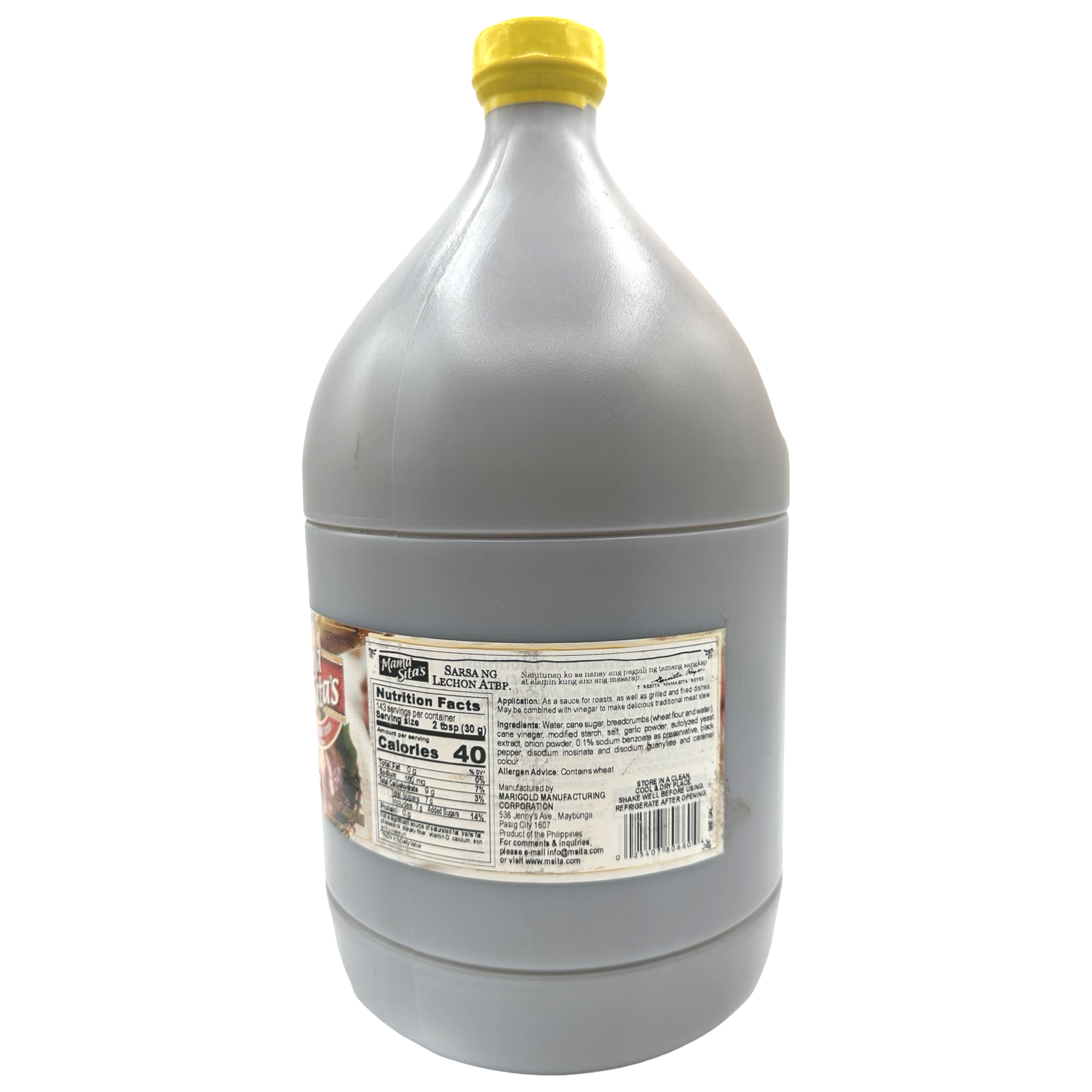 Mama Sita's All-Purpose Lechon Sauce - 1 Gallon
