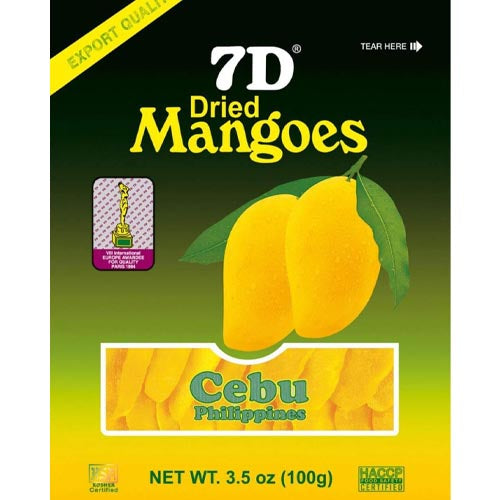 7D Dried Mangoes from Cebu, Philippines - A Tasty Treat