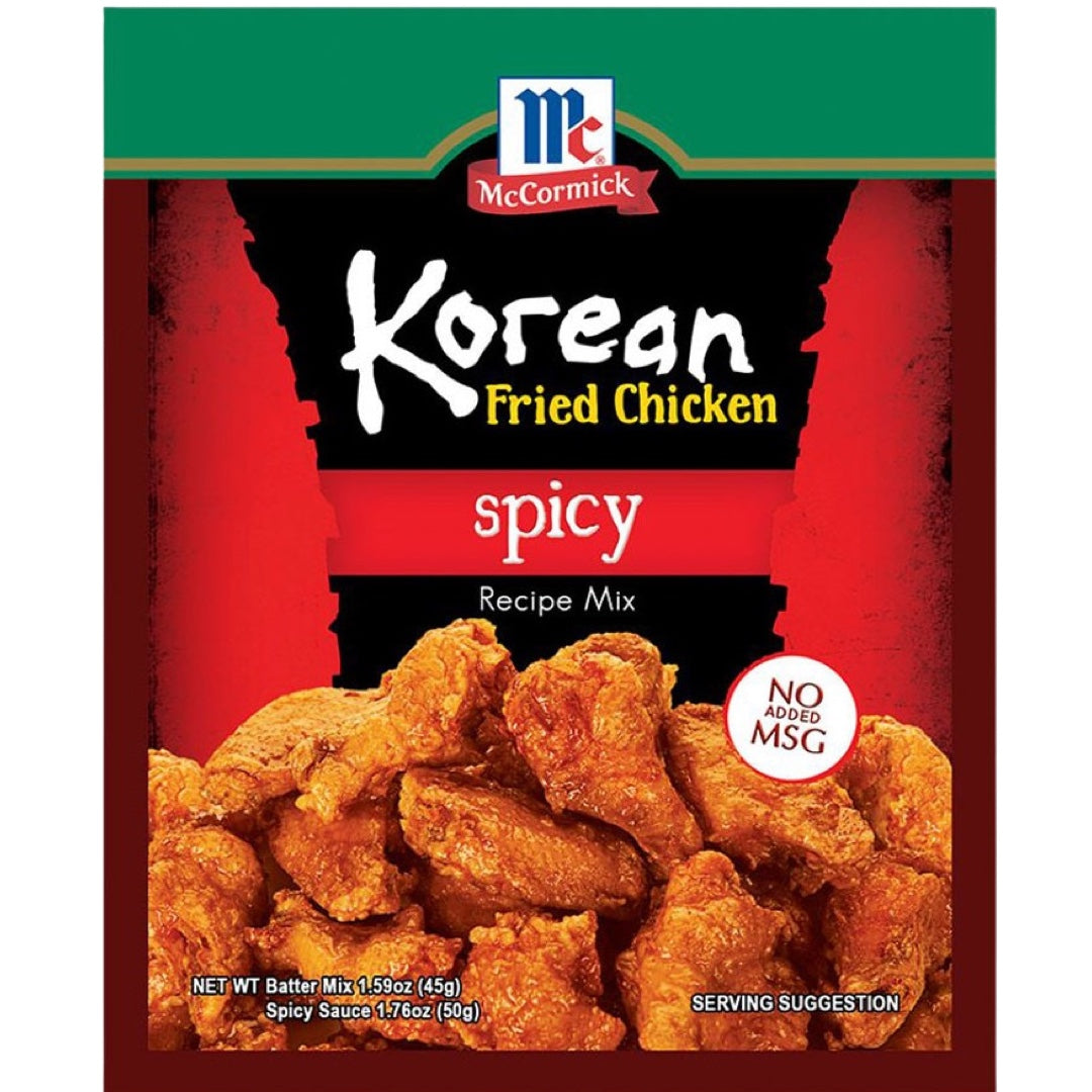 McCormick Korean Spicy Fried Chicken Recipe Mix - 95 G