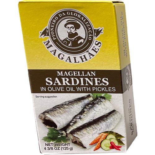 Magellan Olive Oil Sardines with Pickles - 125G - Great Deal
