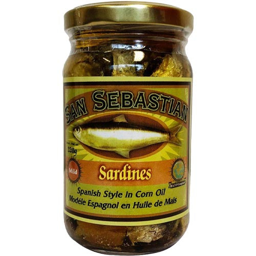 San Sebastian Mild Spanish-Style Sardines in Corn Oil - 220 G
