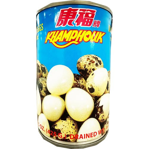 Special Offer! 15 OZ Khamphouk Quail Eggs - Perfect for Various Dishes