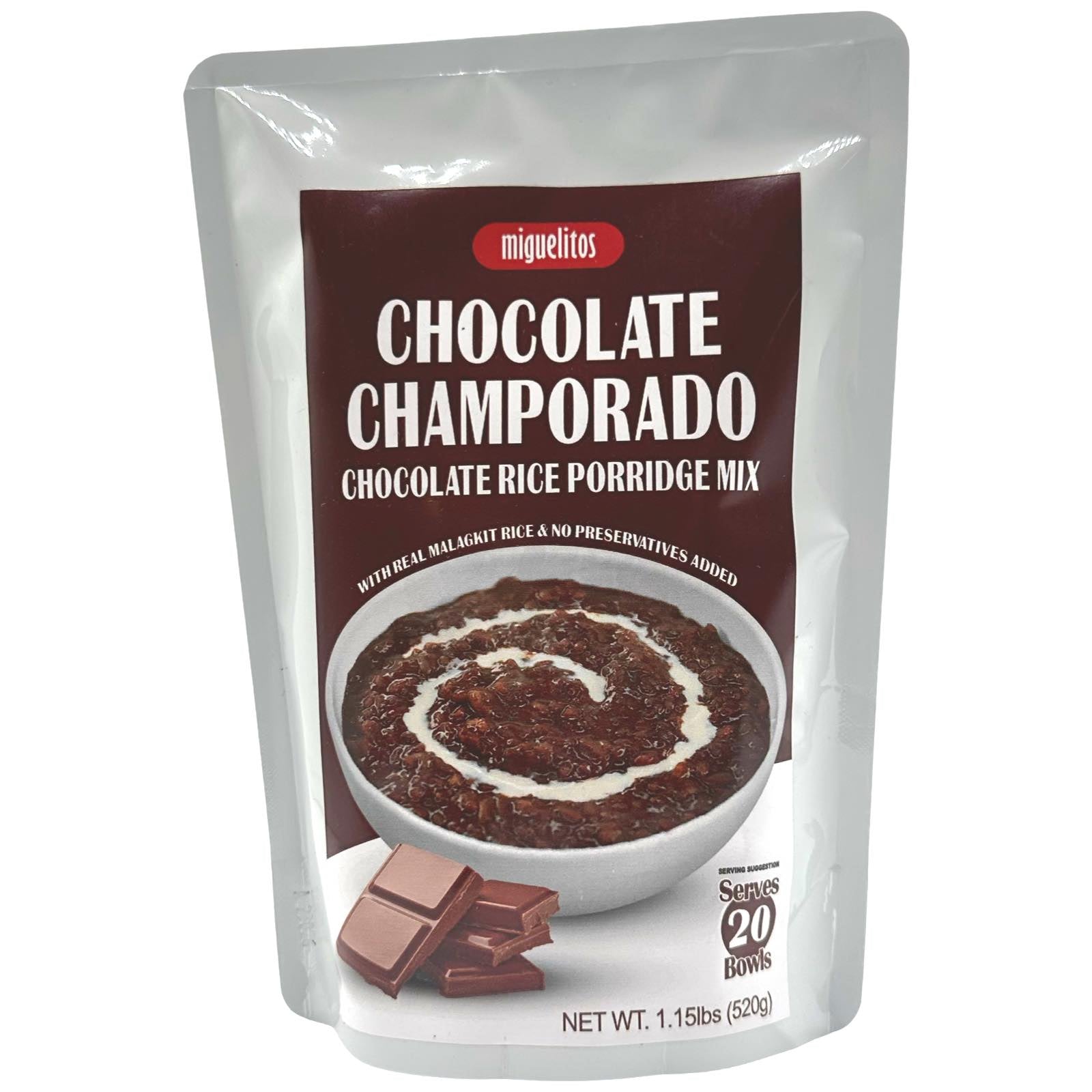 Miguelitos Chocolate Rice Porridge Mix - 520 G, Serves 20 Bowls