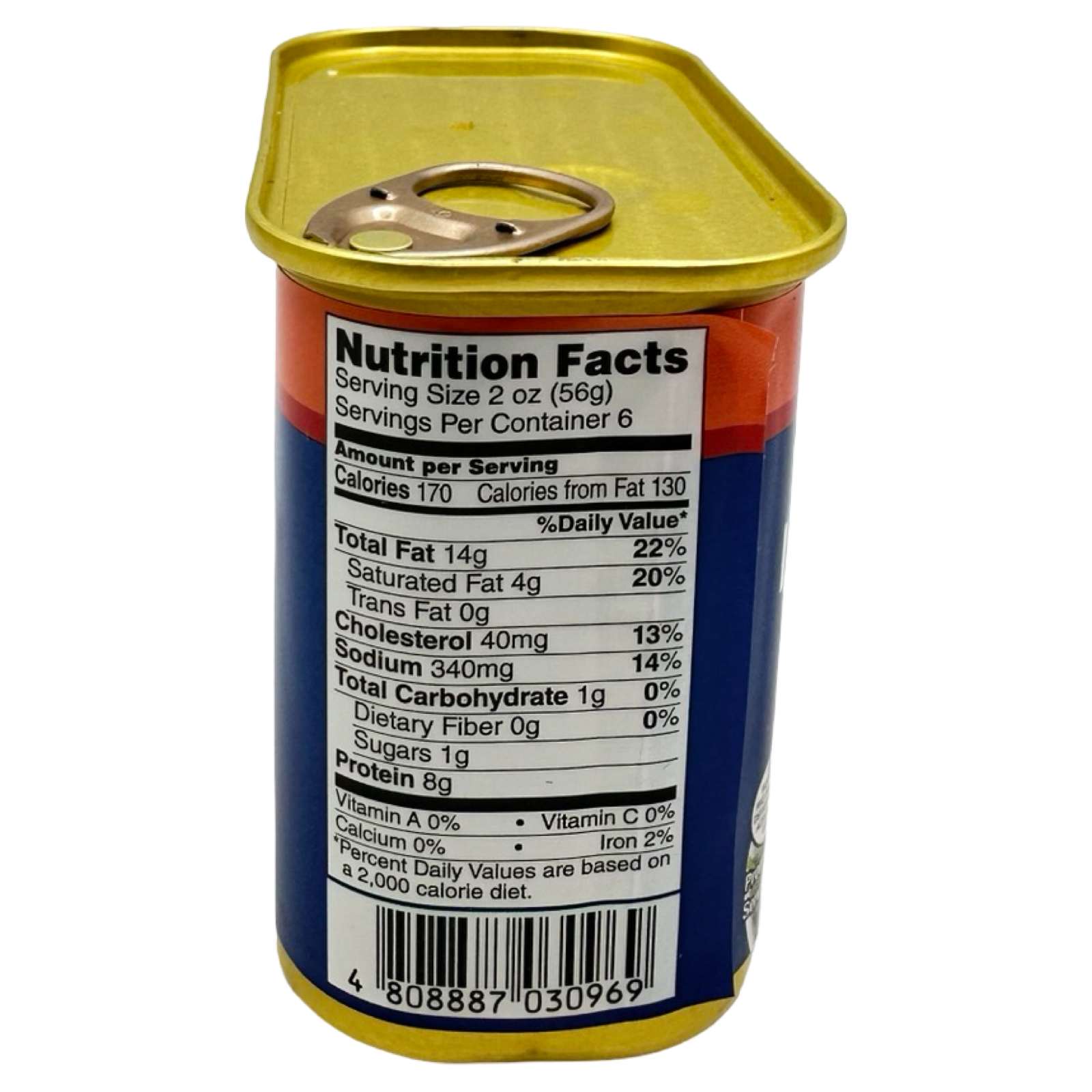 San Miguel Purefoods Luncheon Meat - 12 OZ Can with 30% Less Sodium - Ideal for Breakfast and Sandwiches