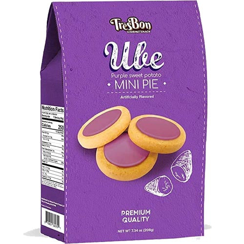 TresBon Premium Ube Mini Pies - 208 G, Perfect On - the - go Snack