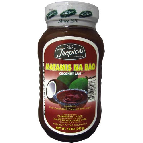 Tropics Coconut Jam - 12 OZ, Delicious Spread!