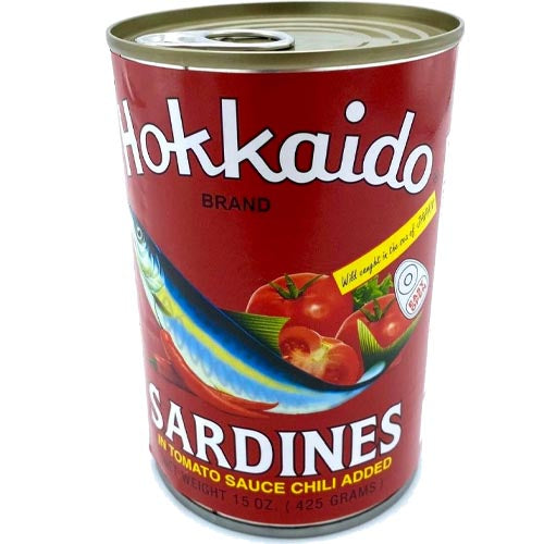 Hokkaido Brand - Chili Sardines in Tomato Sauce: Healthy & Tasty