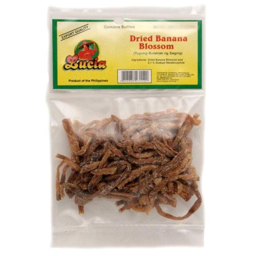 Lucia 8 Oz Premium Dried Banana Blossom - Tuyong Bulaklak ng Saging