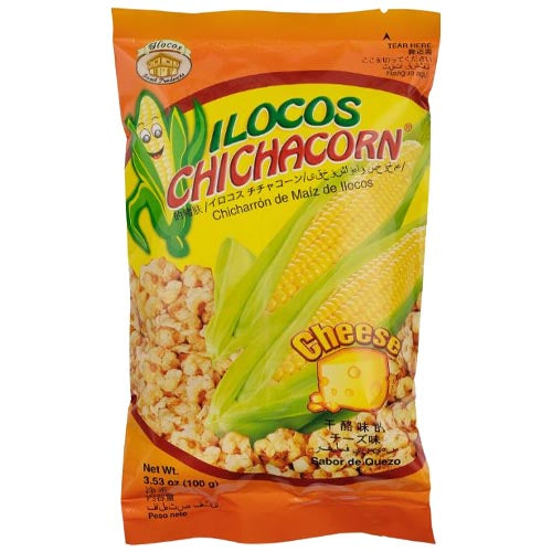 Delicious 350G Ilocos Cheese Chichacorn - A Popular Filipino Corn Snack
