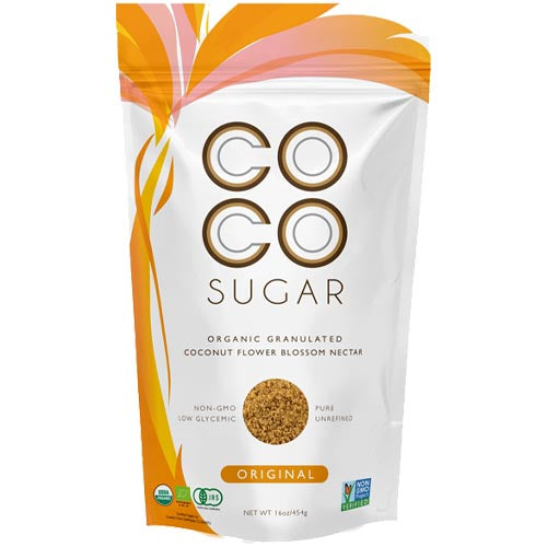 Organic Granulated Coconut Flower Nectar Sugar - 1 LB - Original, Great Deal!