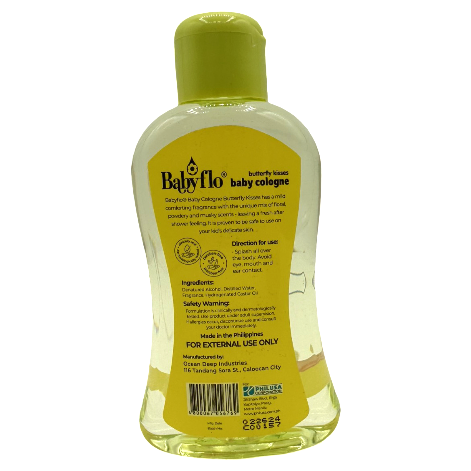 Babyflo Butterfly Kisses Yellow Baby Cologne - 100 ML, Great Deal!