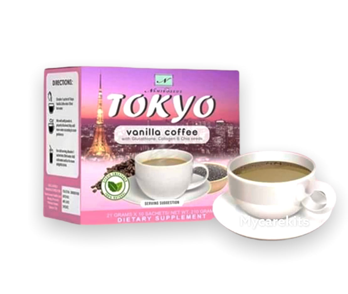 Tokyo Glutathione Collagen & Chia Seeds Enriched Vanilla Slimming Coffee
