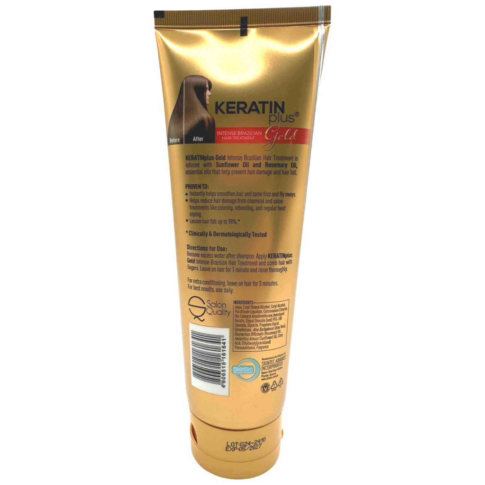 Gold Keratin Plus - Premium 200G Intense Brazilian Hair Treatment