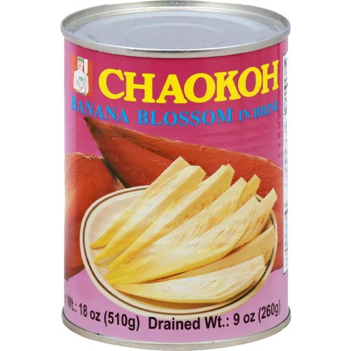 Chaokoh - 18 OZ Canned Brined Banana Blossom for Diverse Recipes