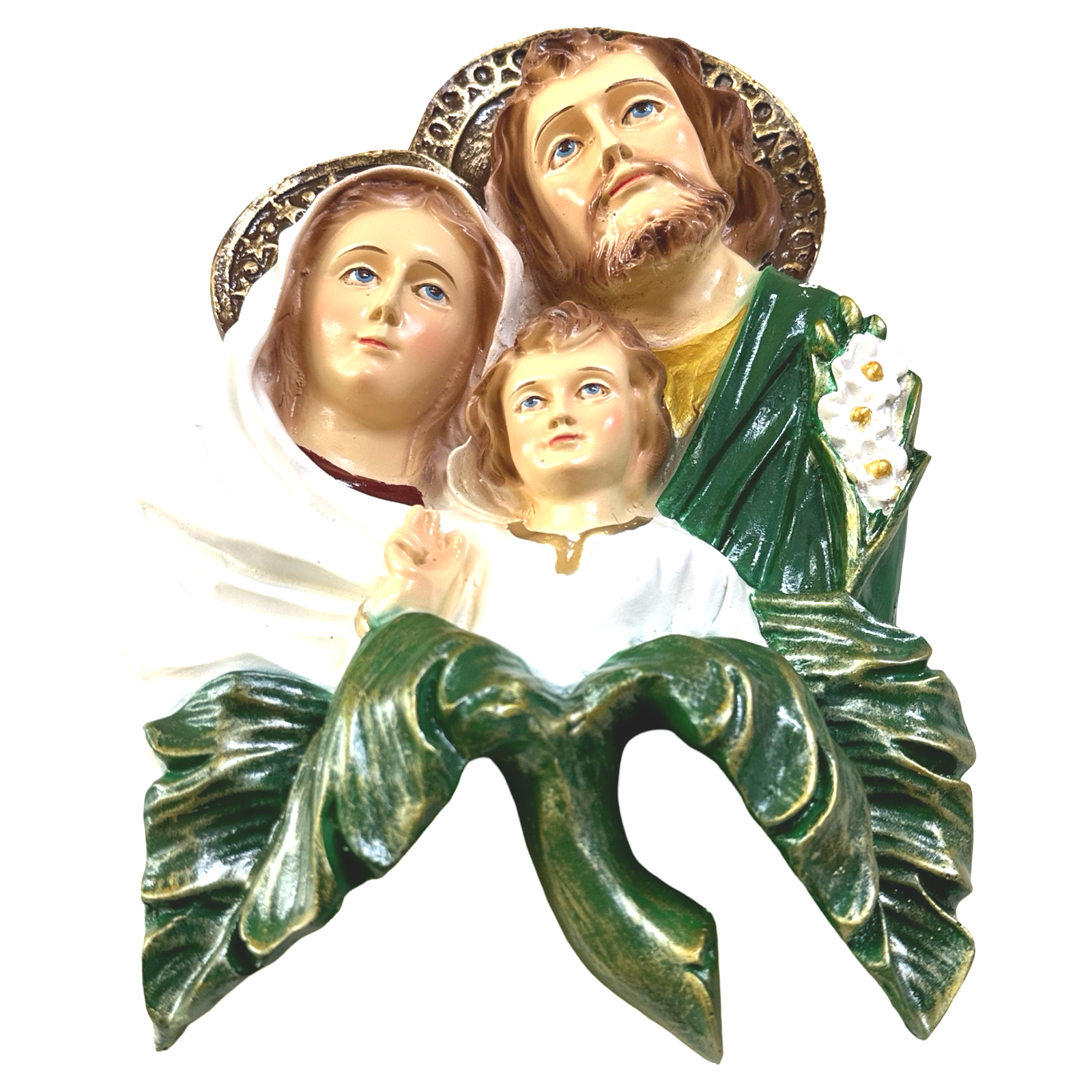 Limited Offer! 14x9 Inches Holy Family Hanging Religious Figurine - Authentic Philippine Handicrafts