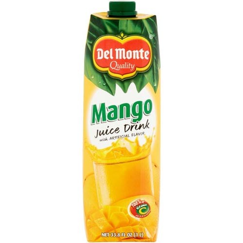 Del Monte Premium Mango Flavored Juice Drink - 1 Liter - Ideal for Immunity Boost