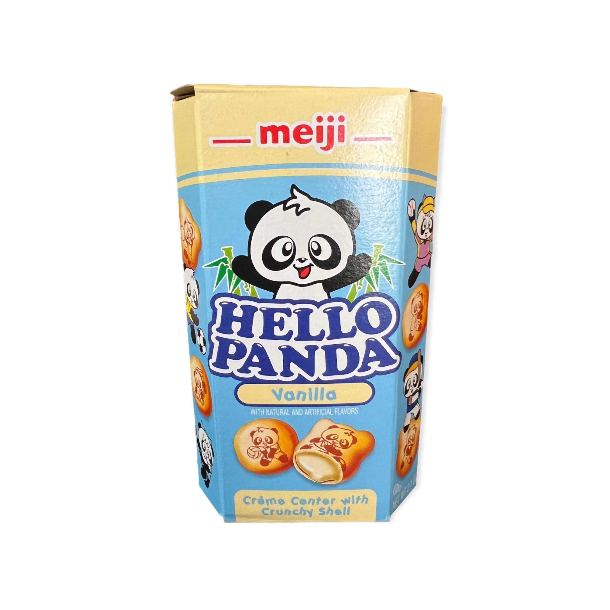 Meiji Hello Panda Vanilla Creamy Biscuits - 2.1 Oz - Ideal Anytime Snack
