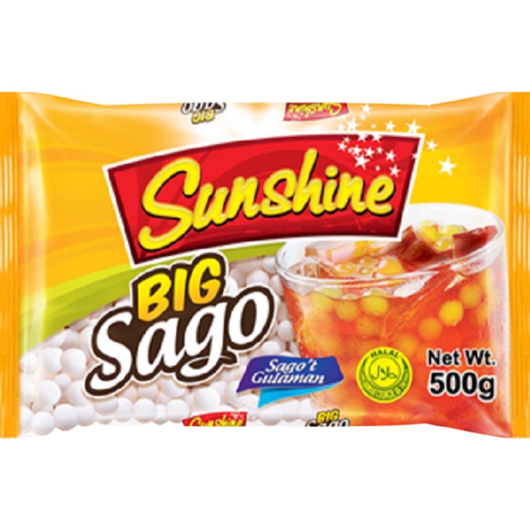 Sunshine Large Sago with Gulaman - 500 G Package