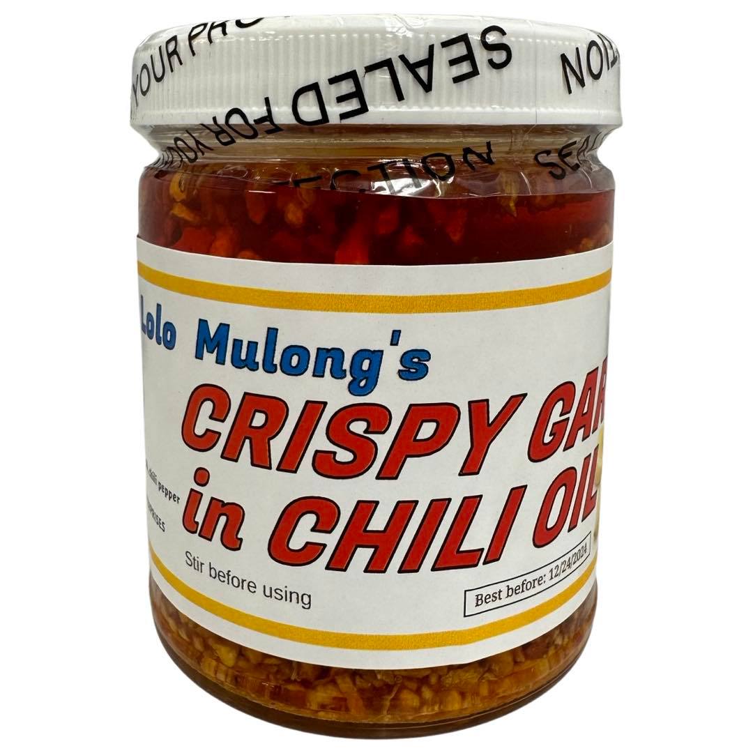 Lolo Mulong's Mild Crispy Garlic in Chili Oil - 9 OZ (Great Deal!)