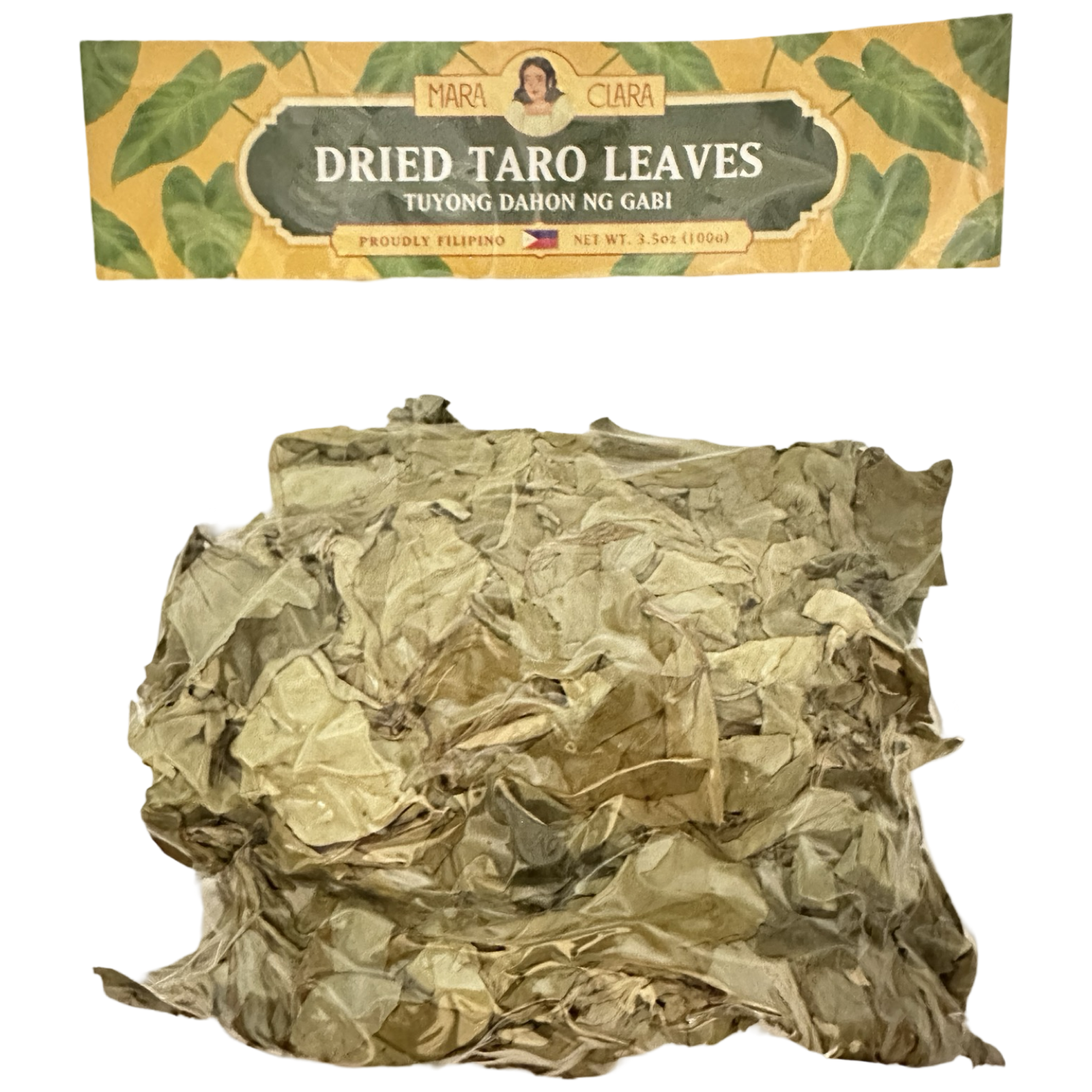 Special Offer! 100 G Mara Clara Dried Taro Leaves for Flavorful Dishes