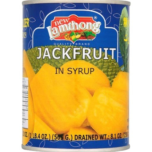 Lamthong Canned Yellow Jackfruit in Syrup - 20 OZ - Delicious Tropical Treat