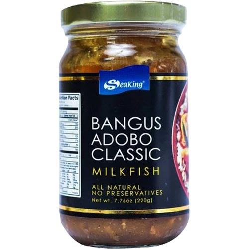 Hot Deal! SeaKing Classic Bangus Adobo - 220G Bottled Milkfish Delight