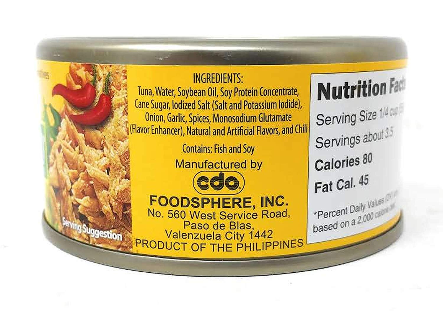 San Marino Yellow Light Chili Flavored Canned Corned Tuna - 180 G - A Tasty and Healthy Choice