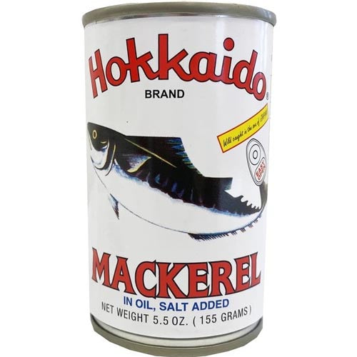 Hokkaido Brand - Salted Mackerel in Oil, Rich in Nutrients