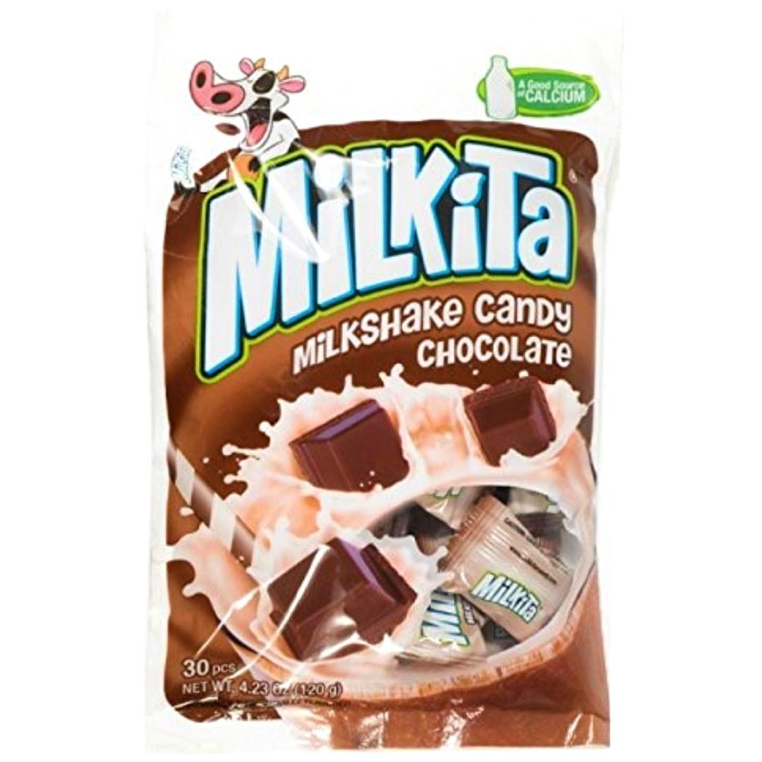 Hot Deal! Milkita Banana Milkshake Chocolate Candy - 30 Pcs, 120 G