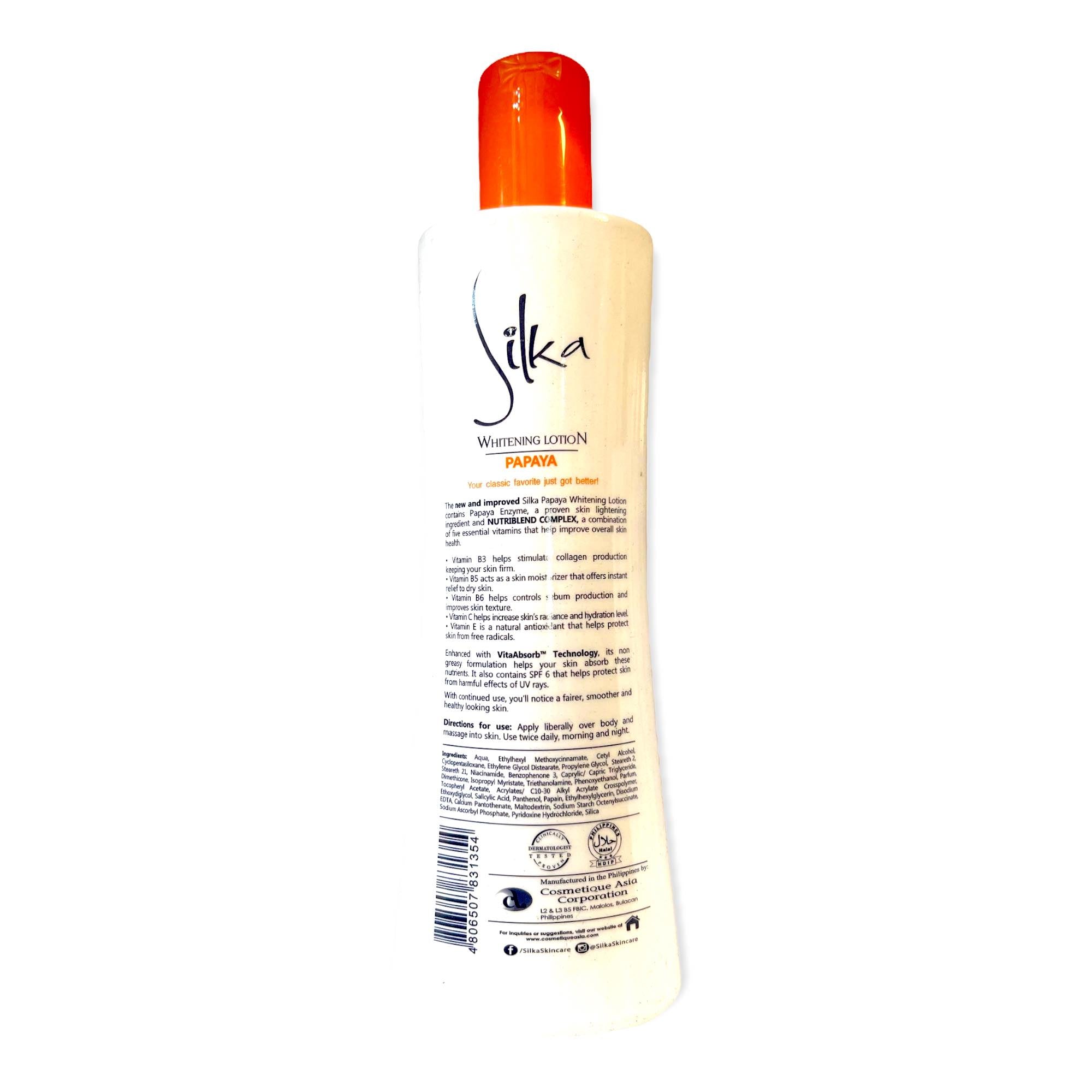 Silka Papaya Lotion SPF6 - 300 ML - Great Deal