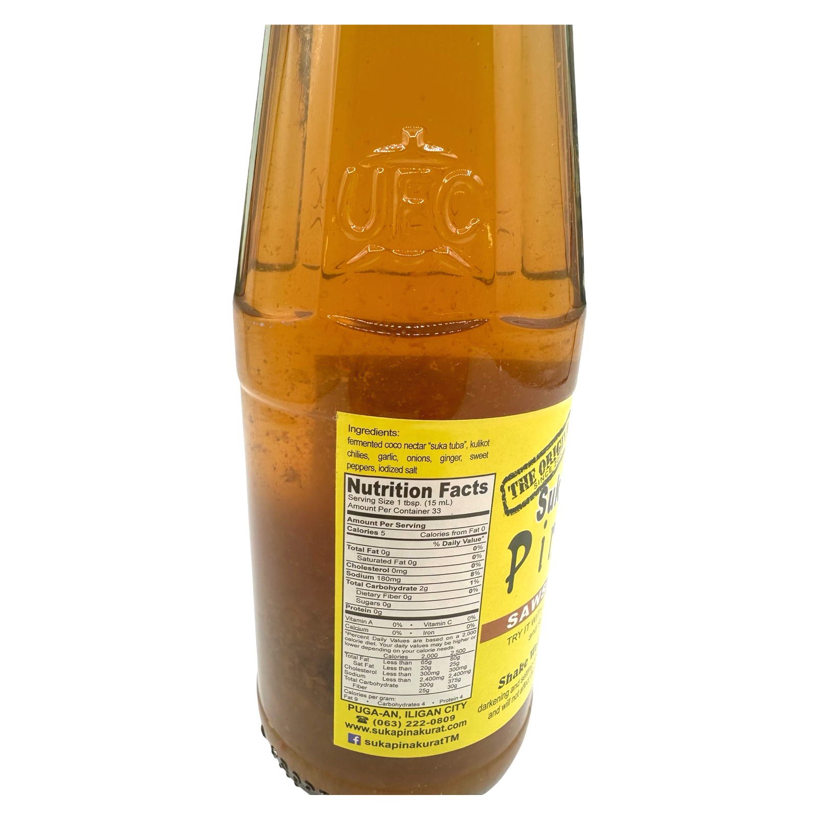Get Your 240g Bottle of Suka Pinakurat - Tasty Spiced Natural Coconut Vinegar Now