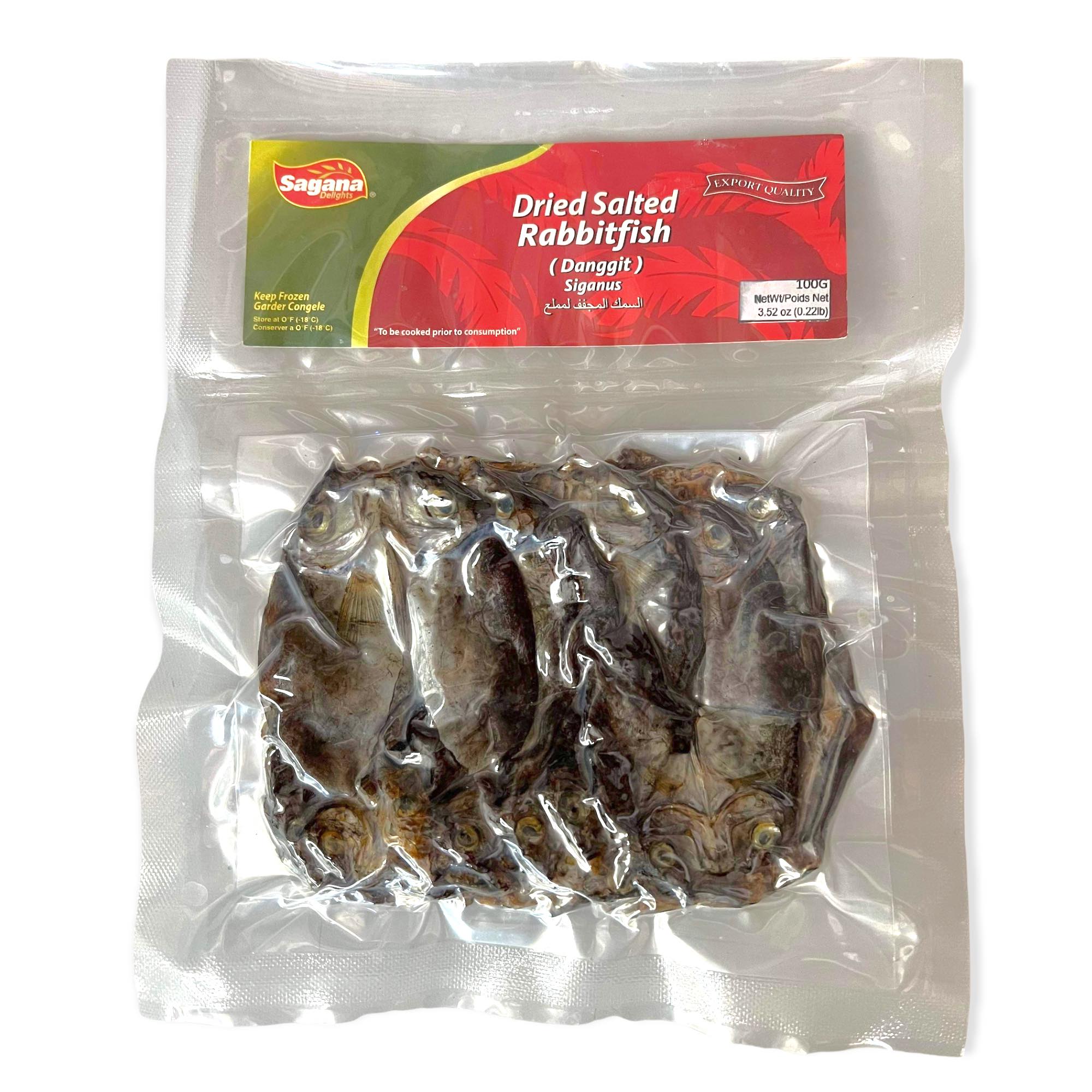Sagana 100 G Dried and Salted Rabbitfish (Danggit) - Premium Seafood Delight