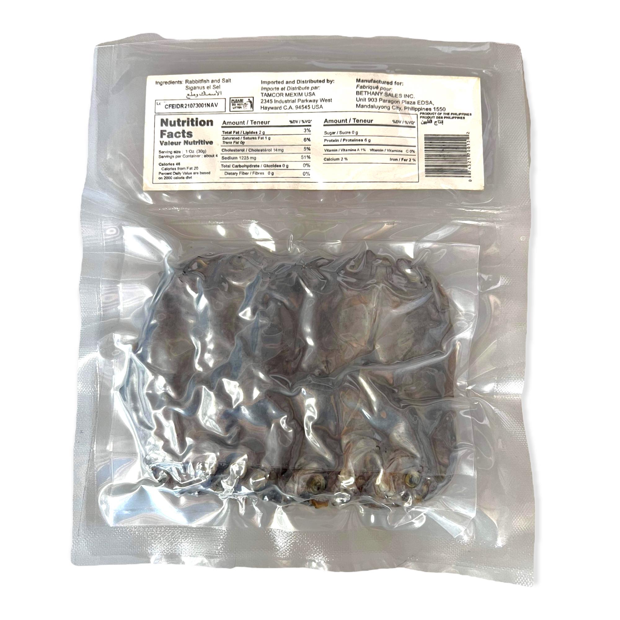 Sagana 100 G Dried and Salted Rabbitfish (Danggit) - Premium Seafood Delight