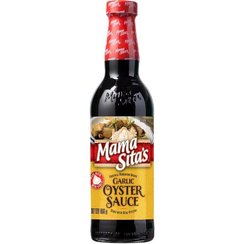 Mama Sita's 405G Garlic Oyster Sauce - A Must - Have for Authentic Filipino Flavors