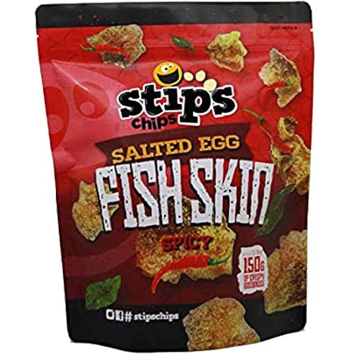 Hot Deal! Stips Spicy Salted Egg Fish Skin Chips