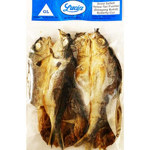 Lucia - 8 OZ Dried Salted Butterfly Cut Yellow-Tail Fusilier (Dalagang Bukid) - Special Offer